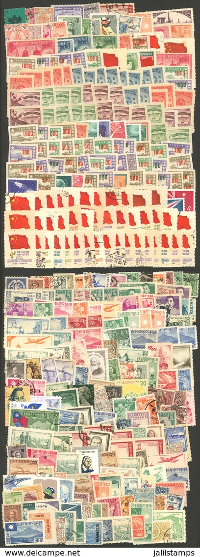 CHINA: Large Number (HUNDREDS!!) Of Mint Or Used Stamps In An Envelope, In General Of Fine To Very Fine Quality (some Ma - Verzamelingen & Reeksen