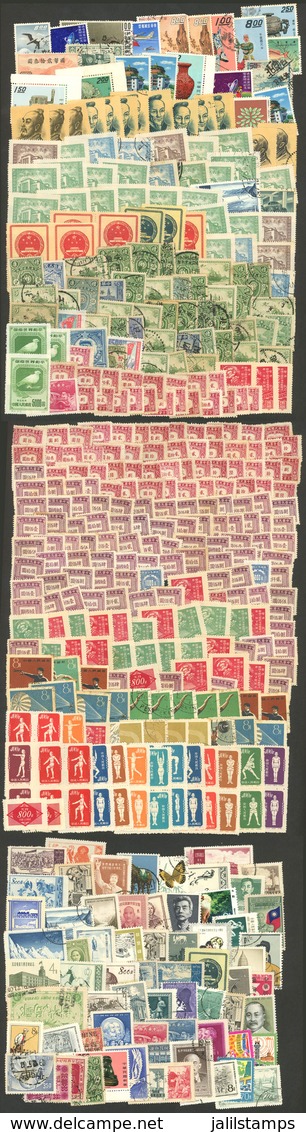 CHINA: Large Number Of Mint Or Used Stamps In An Envelope, In General Of Fine To Very Fine Quality (some May Have Minor  - Verzamelingen & Reeksen