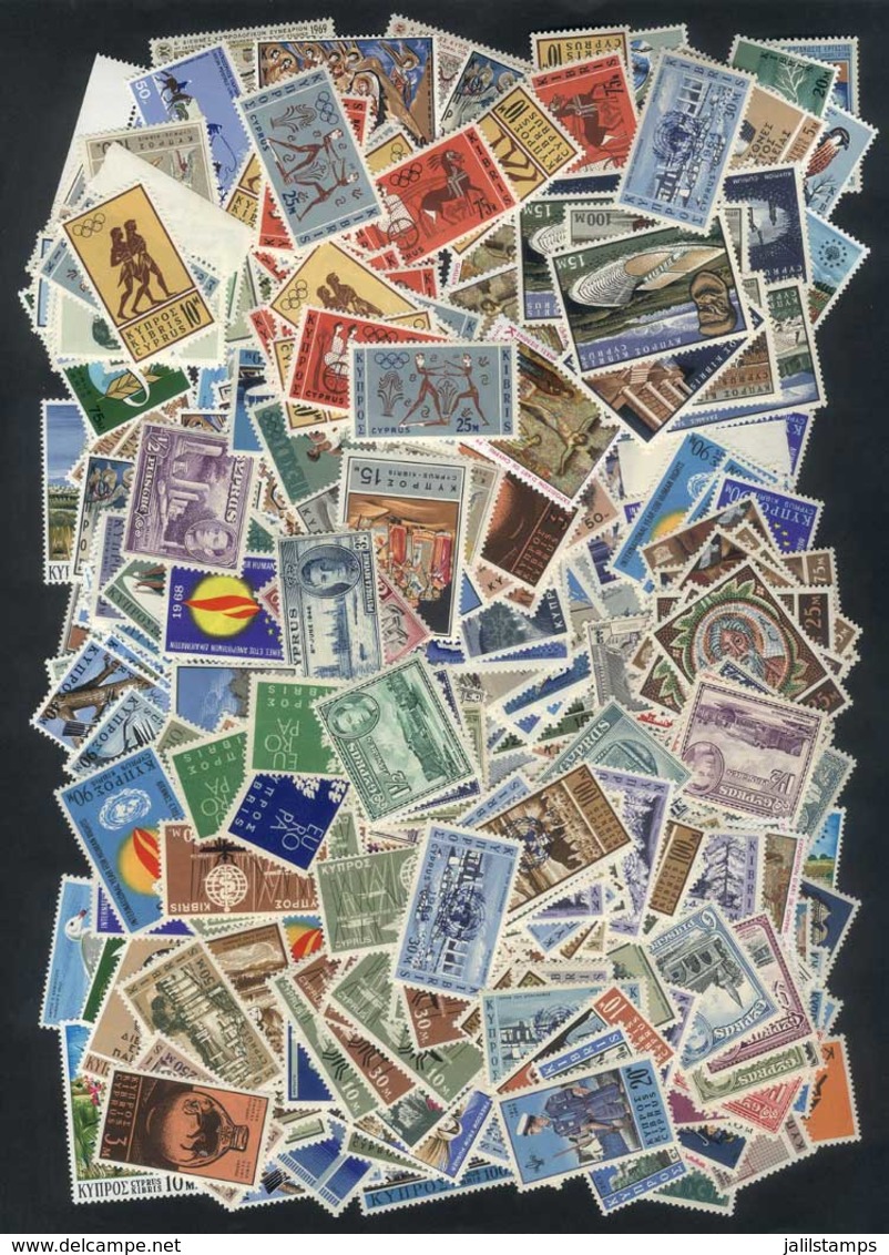 CYPRUS: Lot Of Very Thematic Stamps And Sets, Most Of The 1960s, Very Fine Quality (more Than 60% Never Hinged, And The  - Ongebruikt
