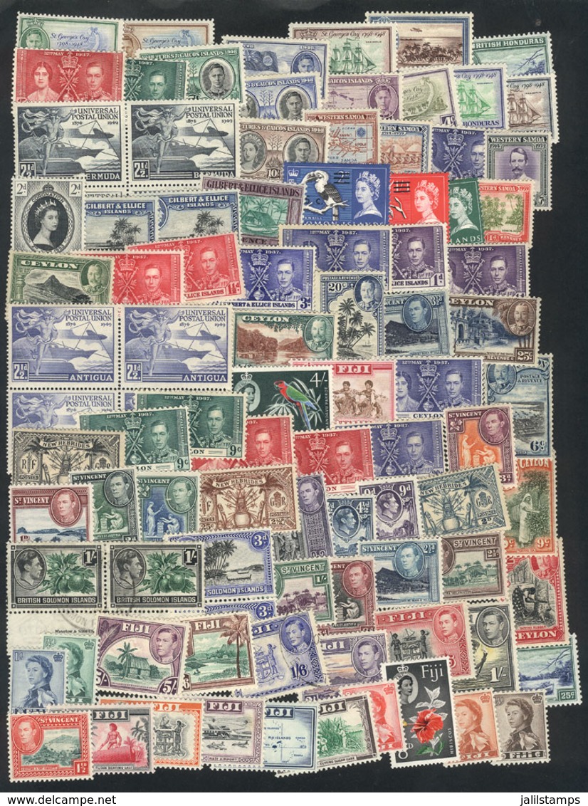 BRITISH COLONIES: Lot Of Interesting Stamps, Most Unused (a Few Used), Very Fine General Quality! - Andere & Zonder Classificatie