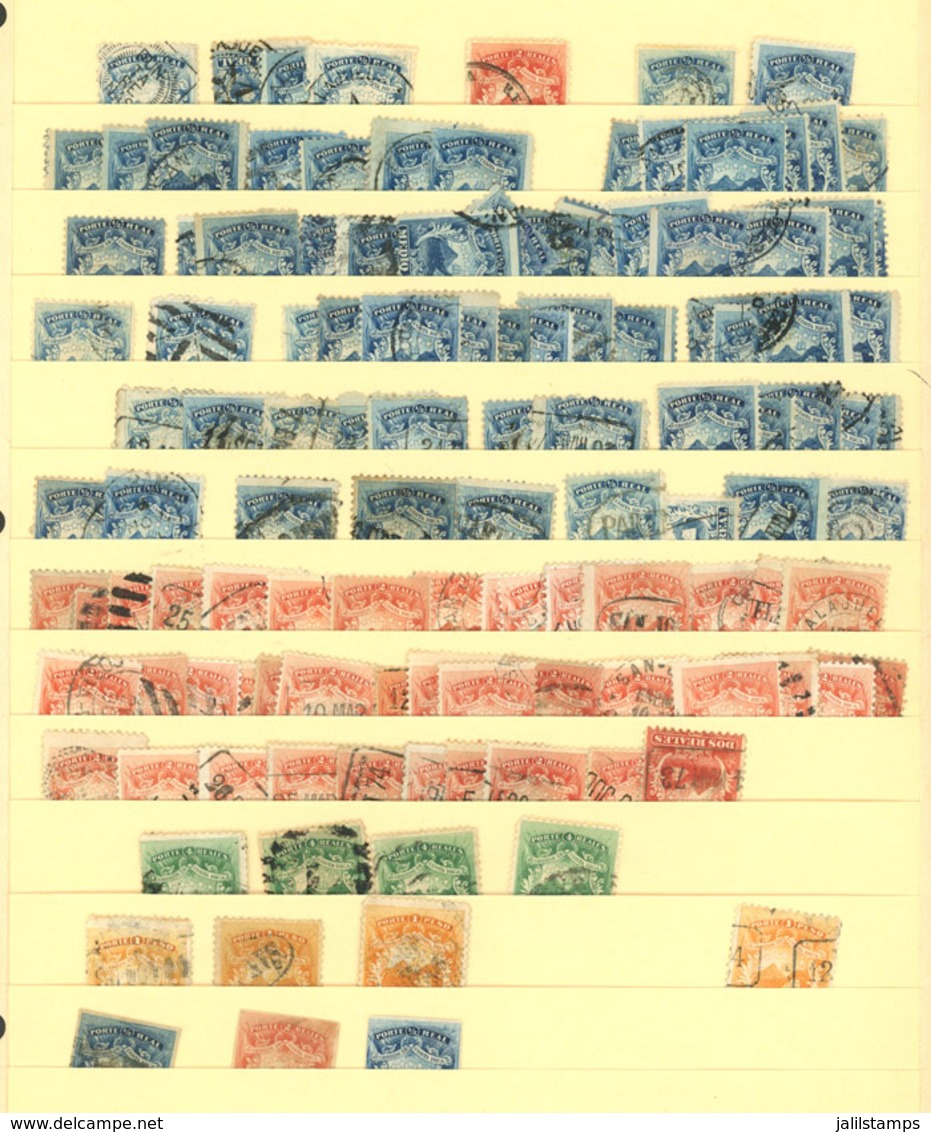 COSTA RICA: Huge Stock Of Circa 2,000 Mint Or Used Stamps, Excellent General Quality, It Includes Good Sets, Classics, S - Costa Rica