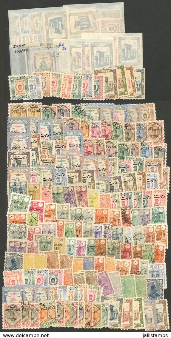 IRAN: Interesting Lot With Large Number (several Hundreds) Of Old Stamps, Very Fine General Quality. A Few Can Have Mino - Iran