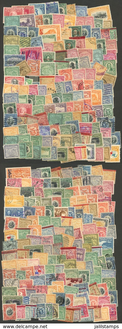 PANAMA: Envelope With Several Hundreds Stamps, Mainly Old And Of Very Fine General Quality. It Includes Many Rare And Sc - Panama