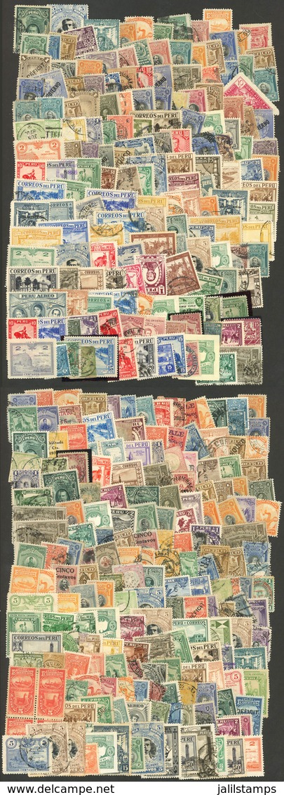 PERU: Envelope With Large Number Of Stamps (probably Several Hundreds), Mainly Old And Of Very Fine Quality. It Includes - Peru