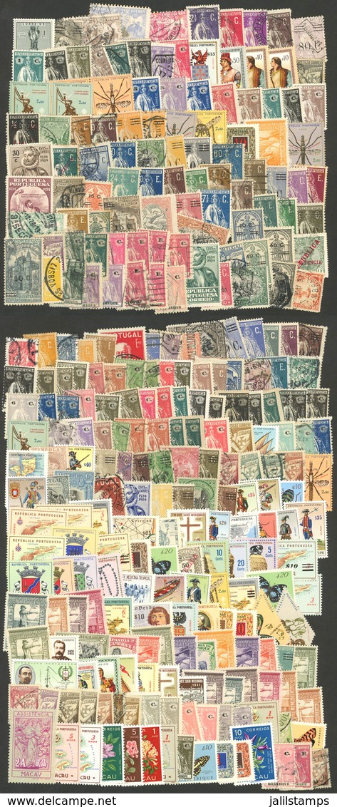 PORTUGAL + COLONIES: Lot Of Stamps Of Varied Countries And Periods, Some With Defects, Others Of Very Fine Quality. It M - Andere & Zonder Classificatie