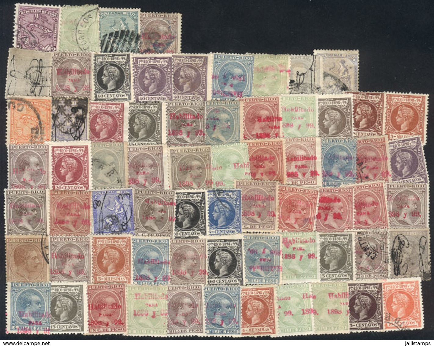 PUERTO RICO: Interesting Lot Of Old Stamps, Most Of Fine To VF Quality! - Puerto Rico