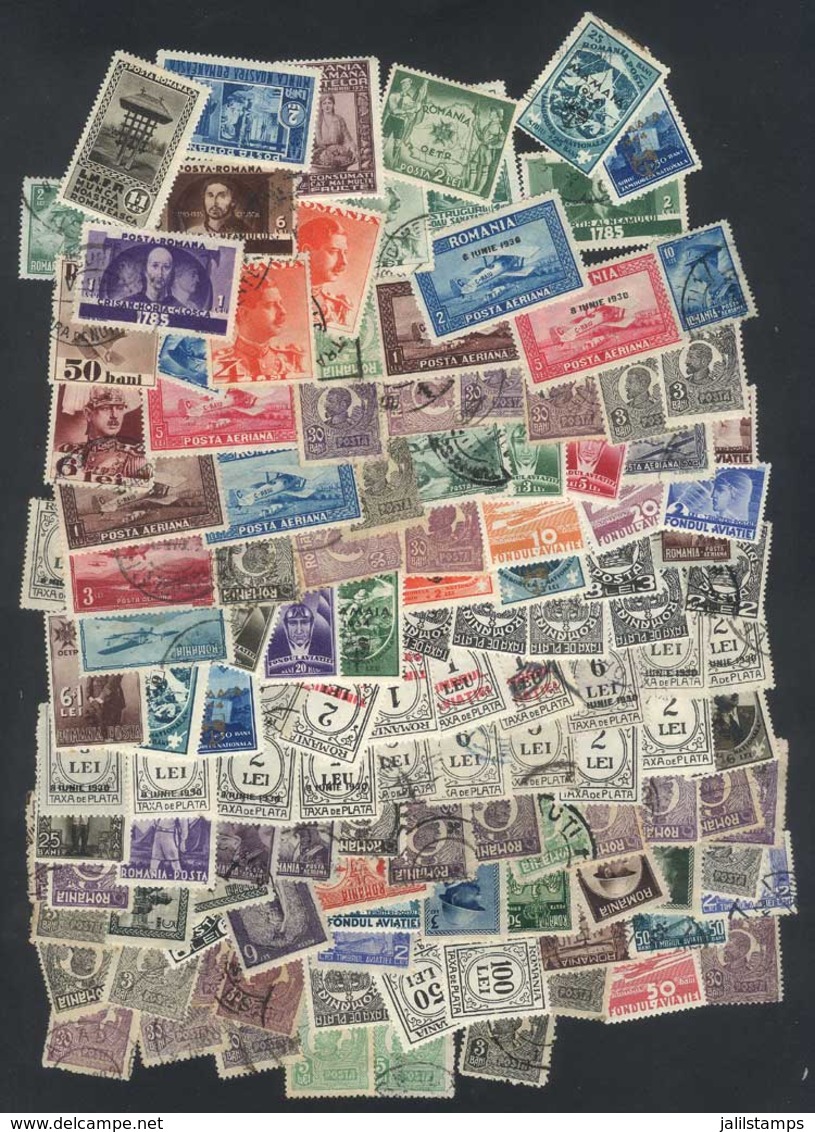 ROMANIA: Lot Of Varied Stamps, General Quality Is Fine To Very Fine (few Examples May Have Faults), Scott Catalog Value  - Verzamelingen