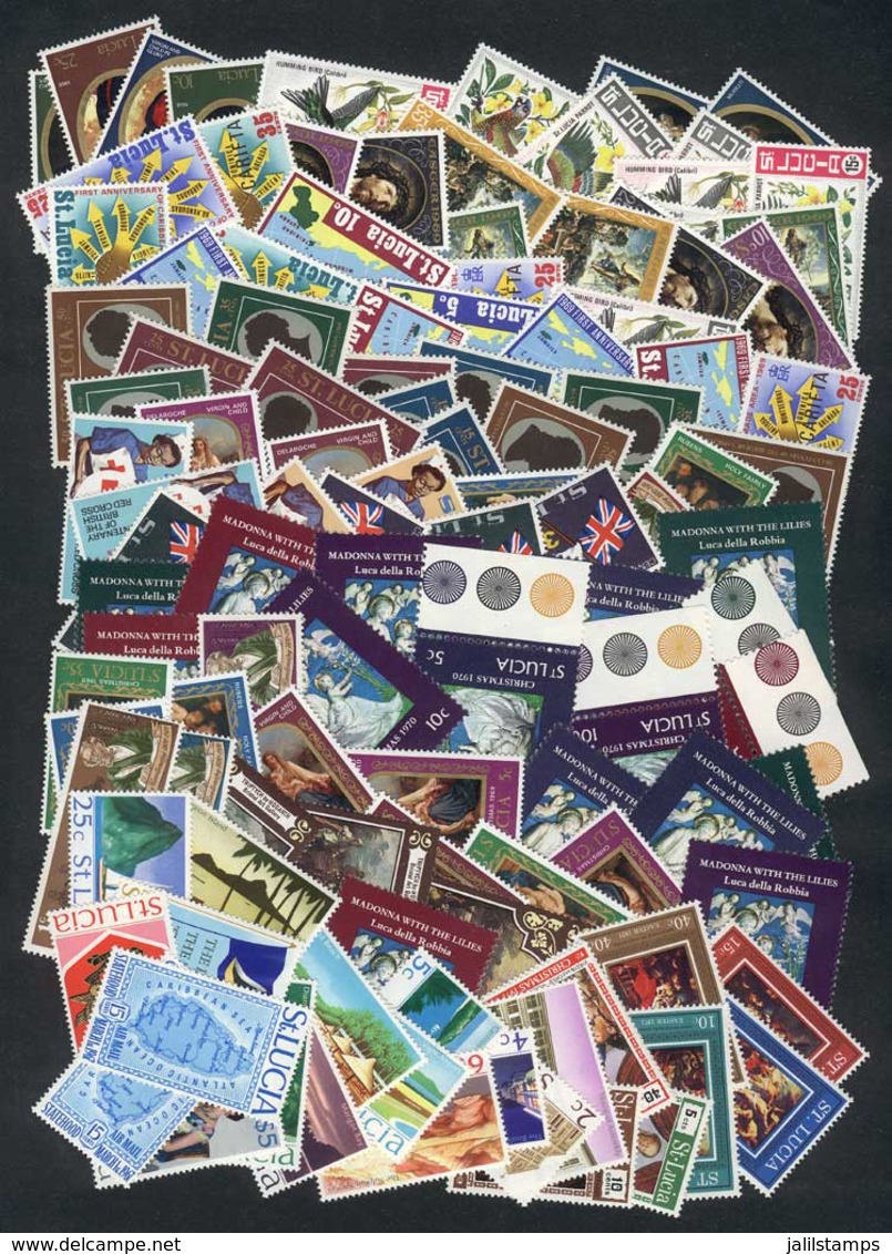 SAINT LUCIA: Lot Of Unused Stamps And Sets, Most Never Hinged And In Very Thematic Complete Sets, Very Fine Quality, Cat - St.Lucia (...-1978)