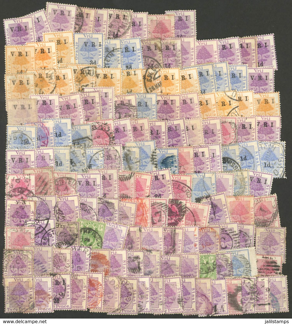 SOUTH AFRICA: Large Number Of Old Stamps, The General Quality Is Very Fine. Perfect Lot Of Varieties And Scarce Cancels! - Oranje Vrijstaat (1868-1909)