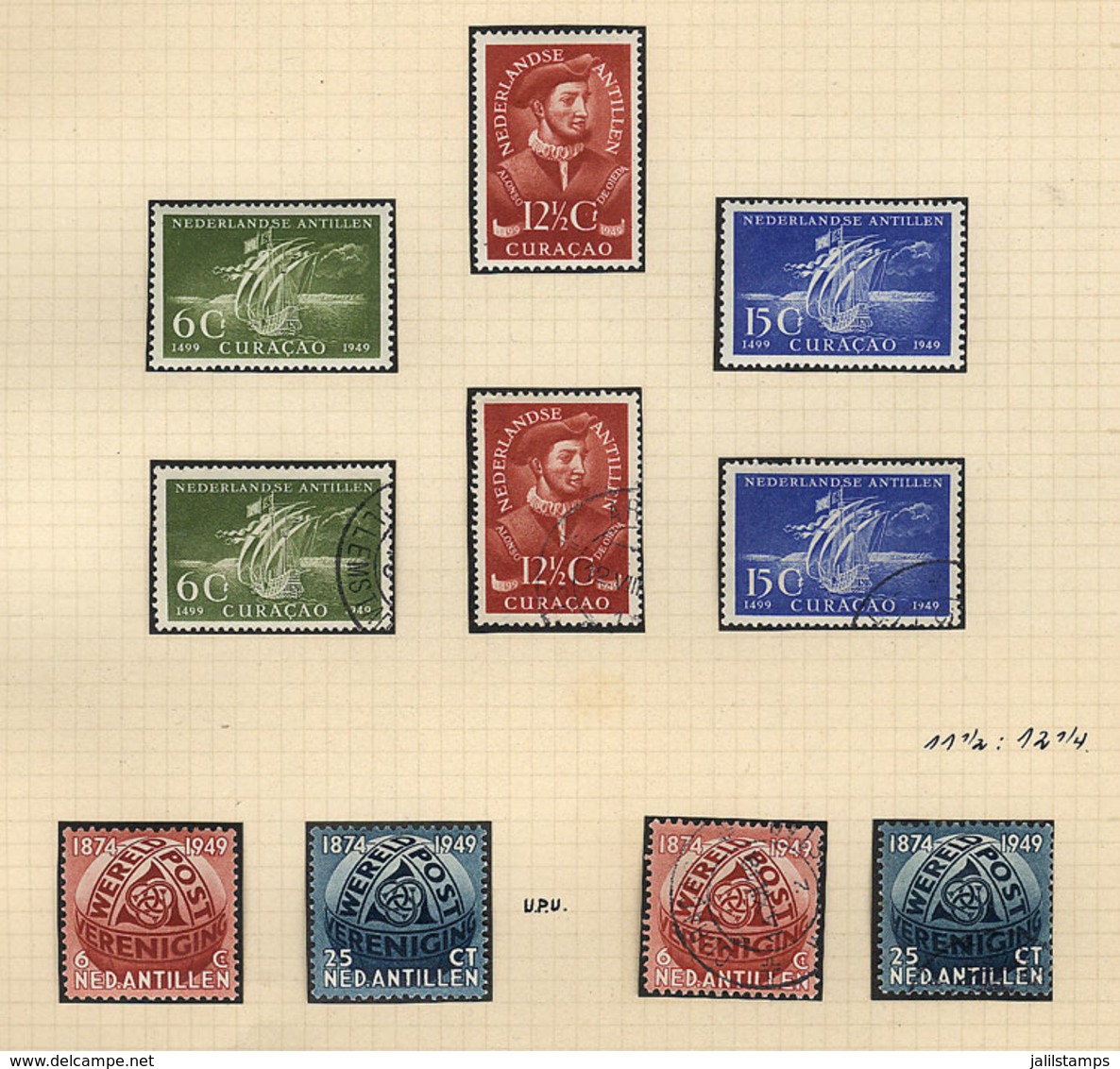 SURINAME: Collection On Album Pages, Stamps Issued Between Circa 1949 And 1960 (not Complete), Mint And Used, Fine To VF - Surinam