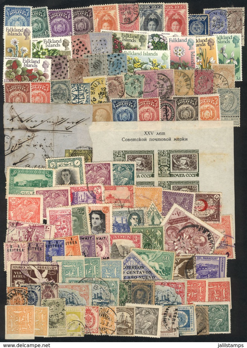 WORLDWIDE: Lot Of Stamps Of Various Countries And Periods, Very Attractive And Interesting, Mixed Quality (some With Def - Andere-Europa