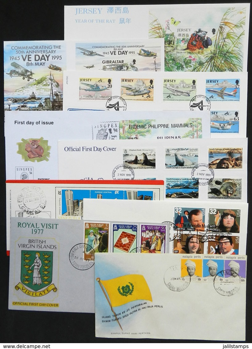 WORLDWIDE: 22 Modern FDC Covers, Very Thematic, All Of Excellent Quality And Very Nice! - Autres - Europe