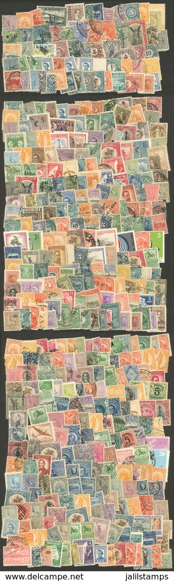 URUGUAY: Envelope With Several Hundreds Stamps, Mainly Of Very Fine Quality. It Includes Many Scarce Examples, HIGH CATA - Uruguay