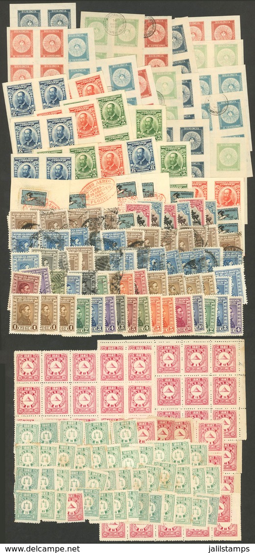 URUGUAY: Lot Of Good Stamps And Sets, Used Or Mint, Very Fine General Quality. Yvert Catalog Value Over Euros 2,000, Goo - Uruguay