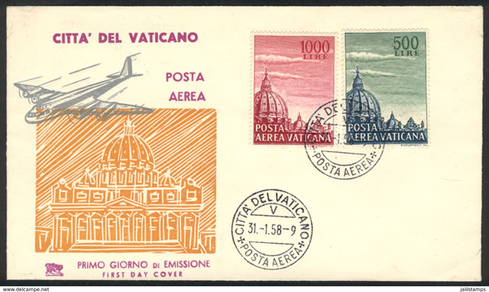 VATICAN: 76 FDC Covers Of The Years 1943 To 1965, VERY THEMATIC, All Different, Fine To VF Quality, Low Start! - Collections