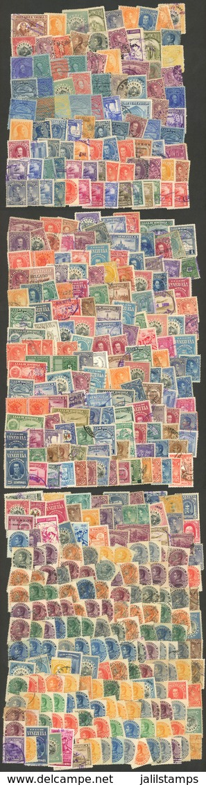 VENEZUELA: Envelope With Large Number Of Stamps (probably Several Hundreds), Mainly Old And Of Very Fine Quality. It Inc - Venezuela