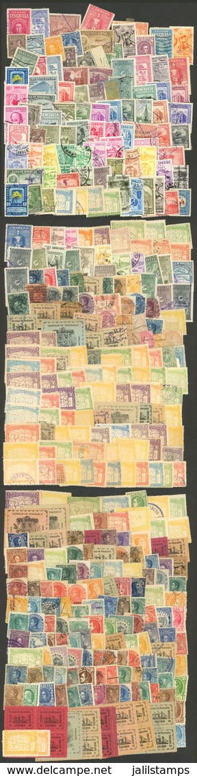 VENEZUELA: Envelope With Large Number Of Stamps (probably Several Hundreds), Mainly Old And Of Very Fine Quality. It Inc - Venezuela