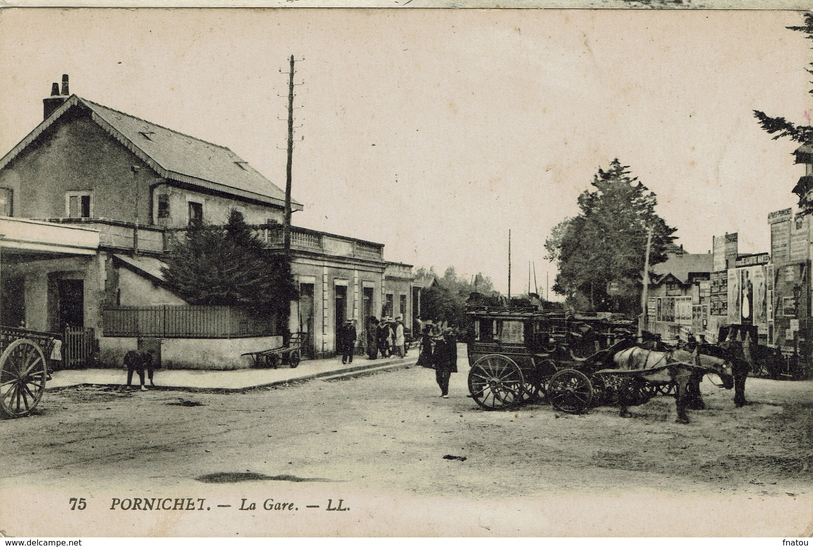 Pornichet (50), La Gare. Superbe Carte - Pornichet