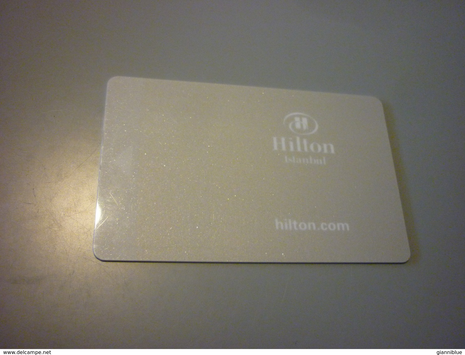 Turkey Istanbul Hilton Hotel Room Key Card (AKBANK Private Banking) - Cartes D'hotel