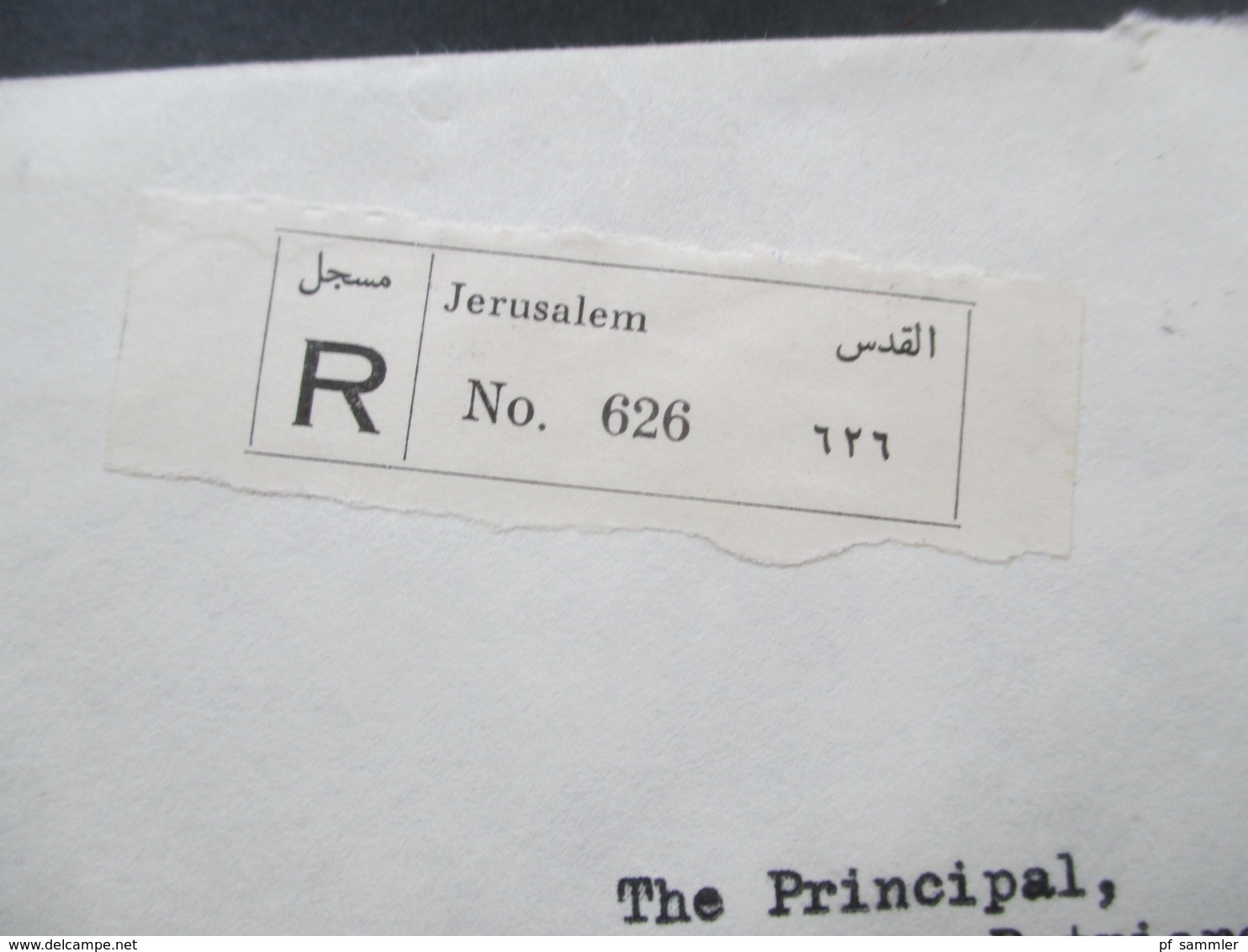 Jordanien 1966 / 67 Registered Letter / Einschr. United Nations Relief and works Agency for Palestine Refugees. 2 Belege