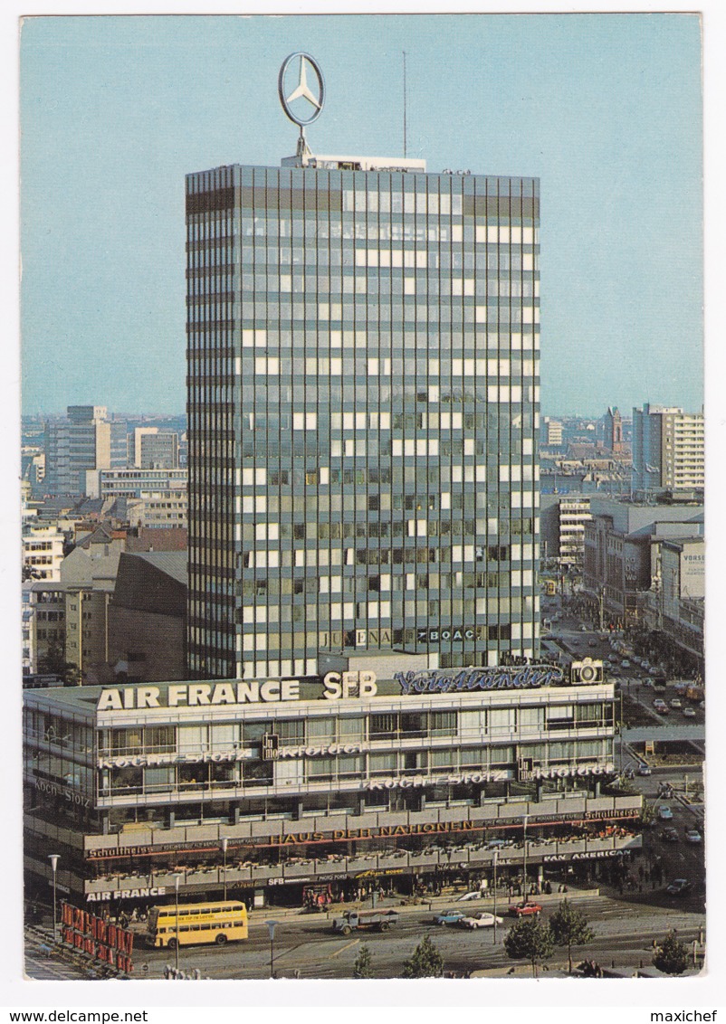 Berlin - Blick Auf Das Europa-Center - Bureaux "Air France, Pan-American, SFB, Juvena, Sigle Mercedès Sur Terrasse" - Sonstige & Ohne Zuordnung