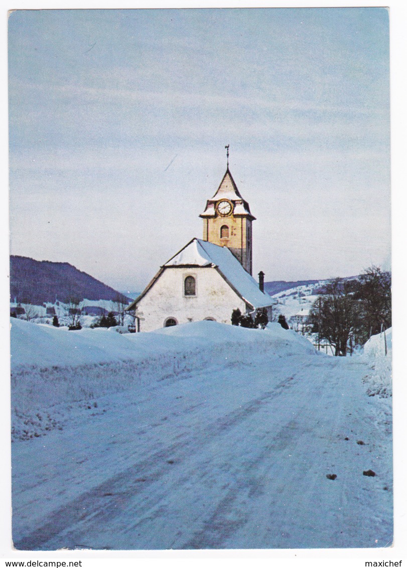 Temple Des Bayards Sous La Neige - Pas Circulé - Les Bayards