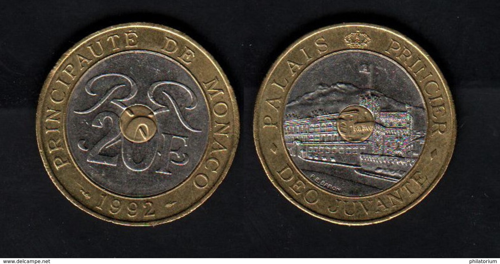 Monaco  20 Francs 1992 20F - 1960-2001 Nouveaux Francs