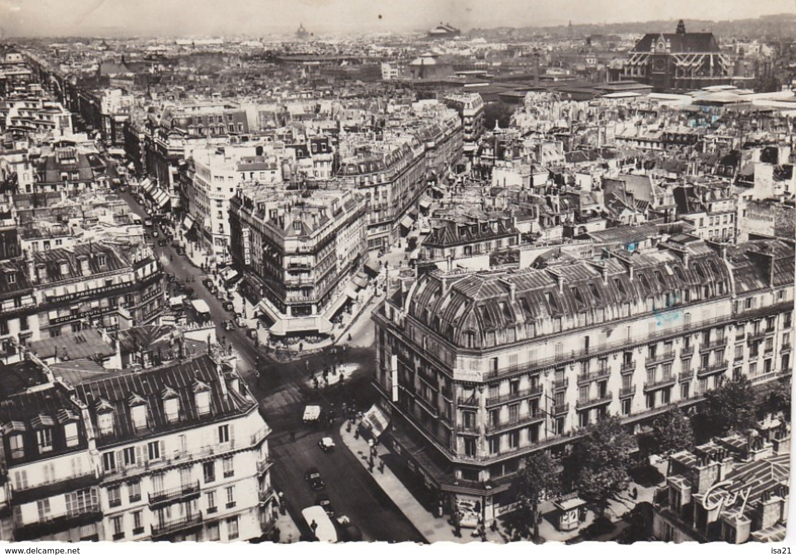 lot de 50 CPSM de PARIS (1950-1970)  toutes scannées: monuments;; Tour Eiffel, ponts; églises, rues, la Seine,  ND, etc.