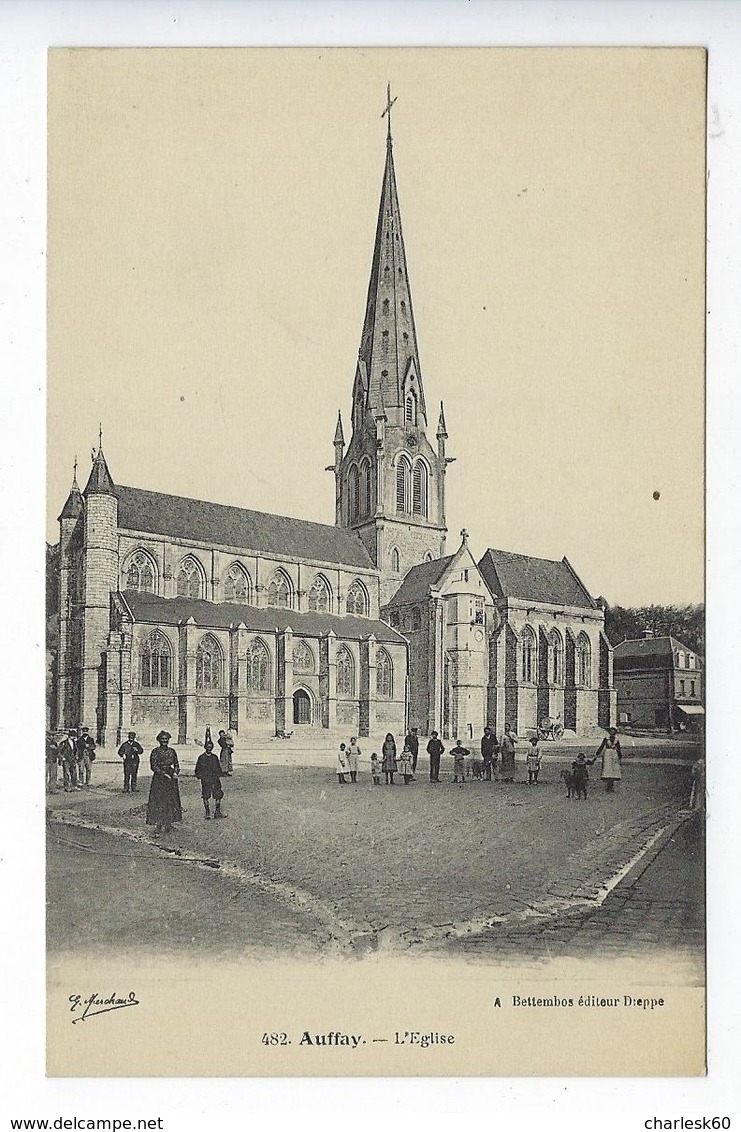 CPA - 76 - Auffay - Église - 482 - Auffay