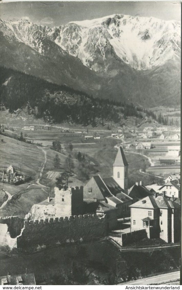 005561  Puchberg A. Schneeberg Teilansicht Mit Kirche Und Ruine - Schneeberggebiet