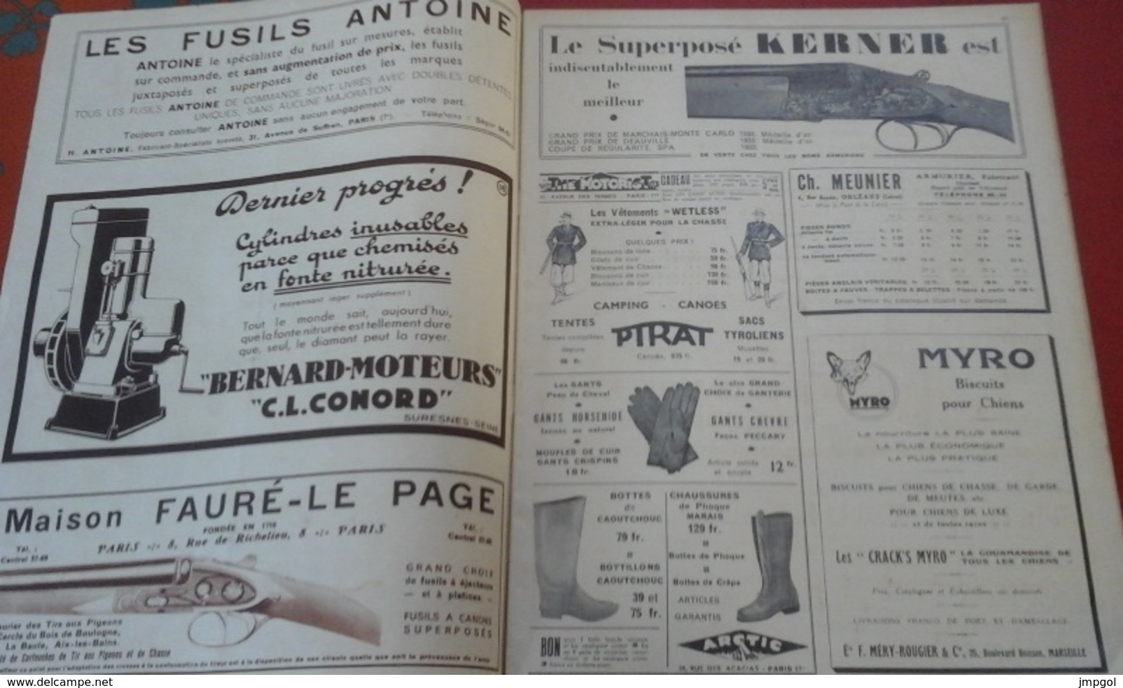 Le Saint Hubert N° 4 Avril 1934 Bison Pologne,Tirés De Jadis Marly, Epagneuls, Retrievers En Battue - Chasse/Pêche