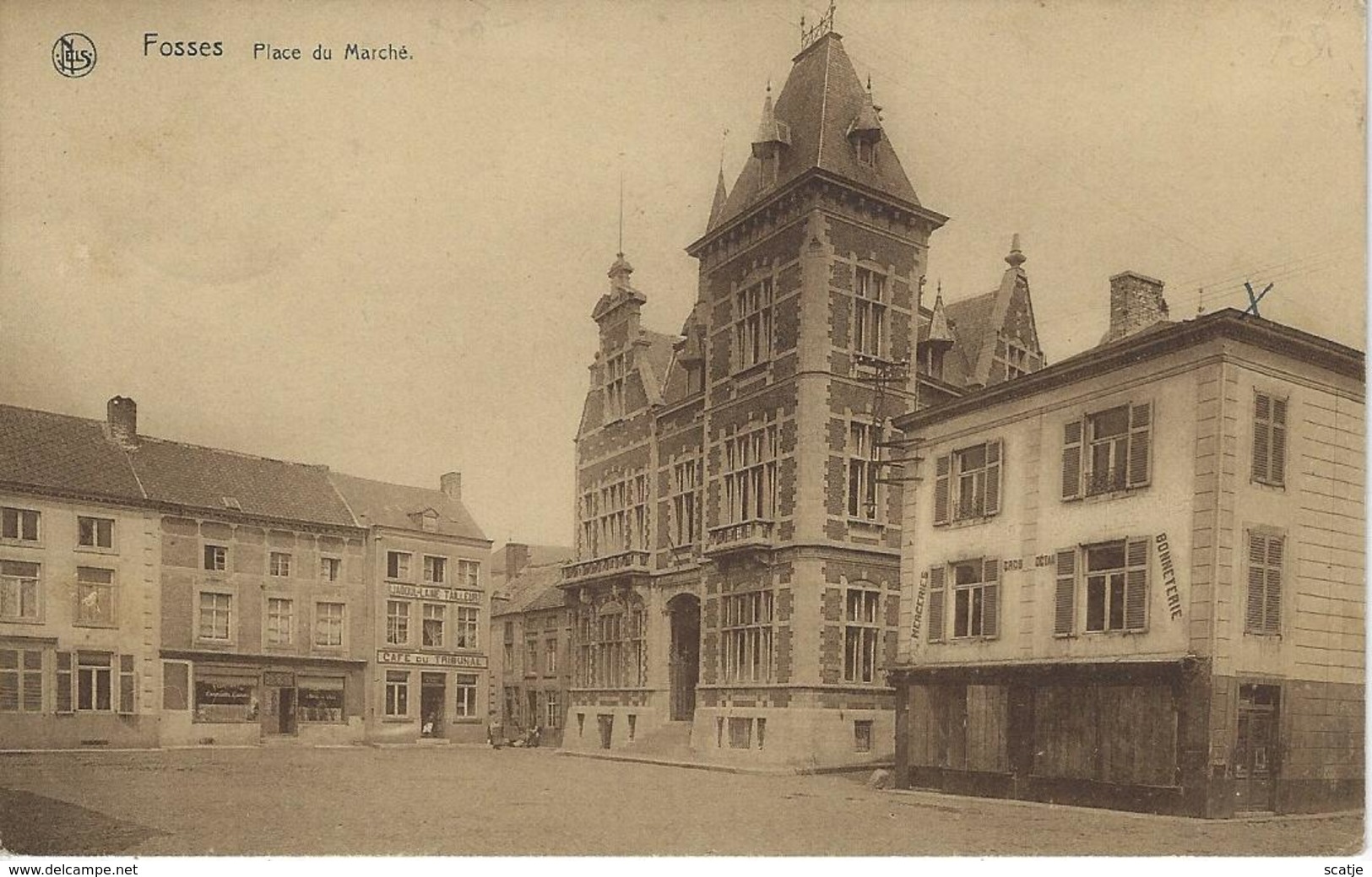 Fosses    Place Du Marché   -   1933  Naar   Werbomont - Fosses-la-Ville