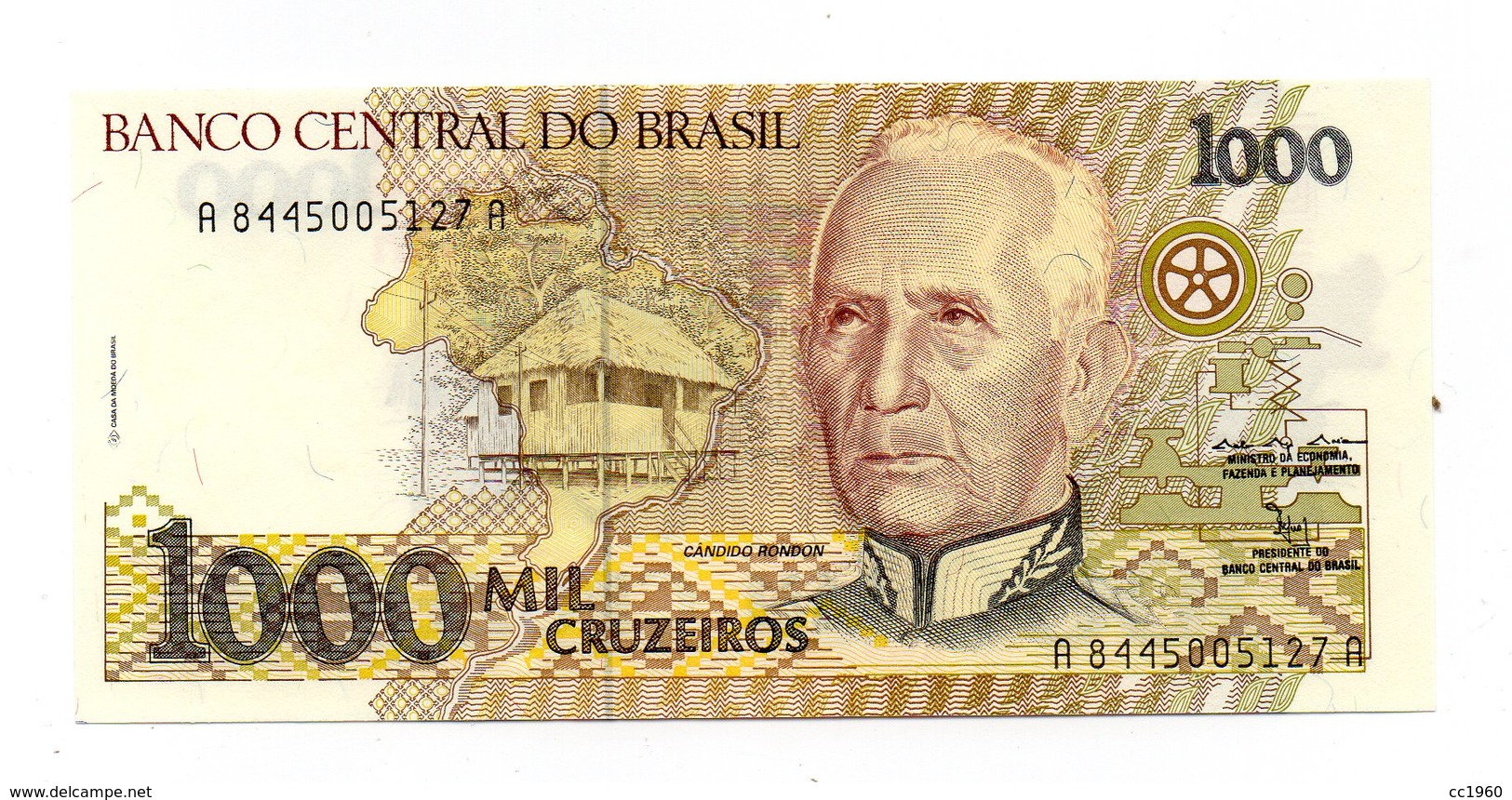 Brasile - Banconota Da 1000 Cruzeiros - Nuova - (FDC12186) - Brasile