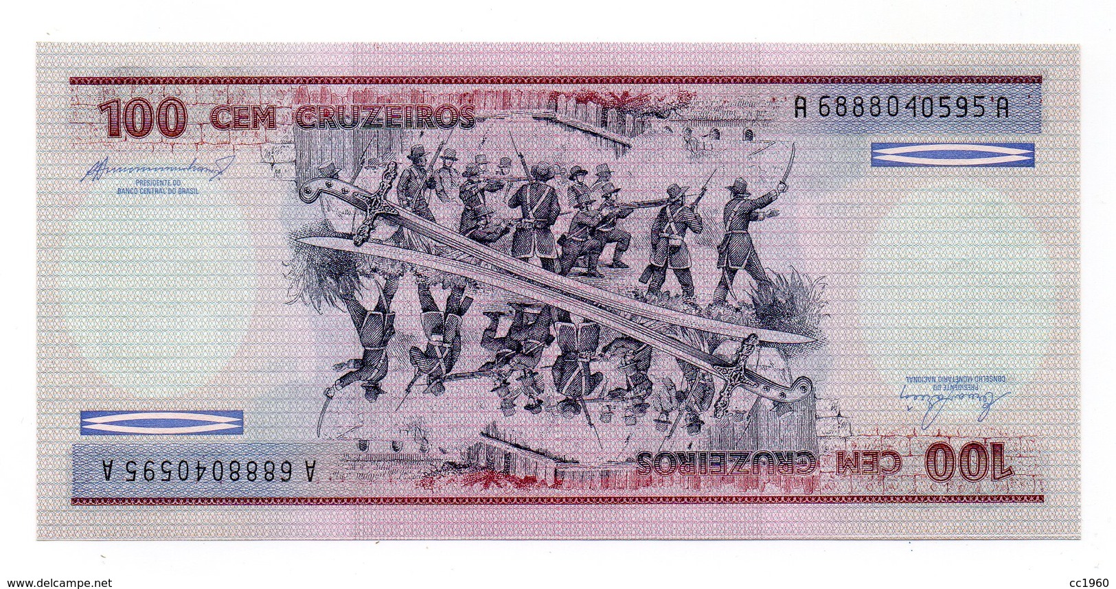 Brasile - 1984 - Banconota Da 100 Cruzeiros - Nuova - (FDC12188) - Brasile