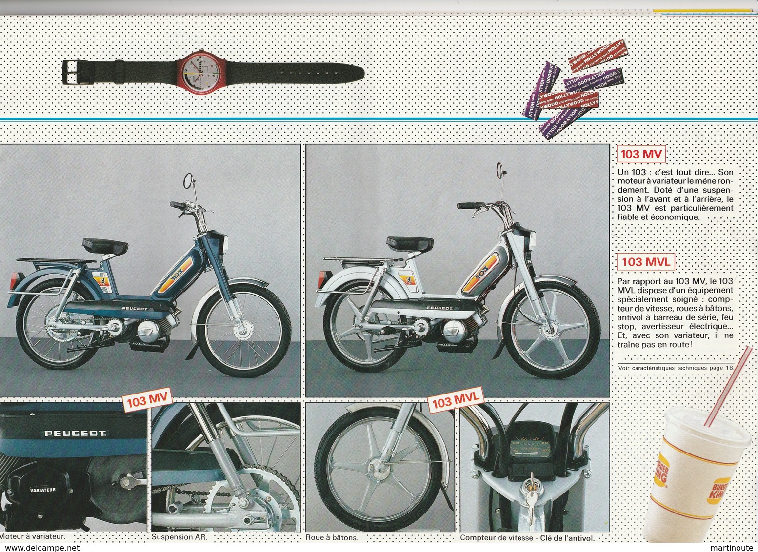 Très Beau Catalogue De Cyclomoteurs PEUGEOT Année 1985 - Motos