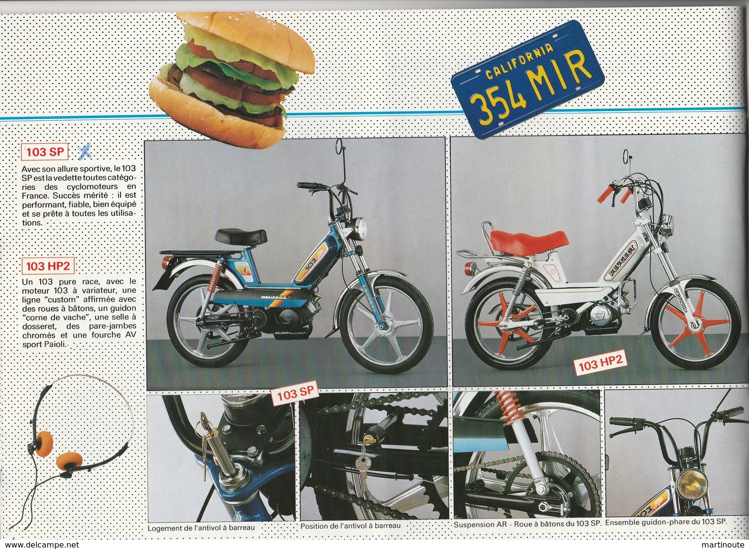 Très Beau Catalogue De Cyclomoteurs PEUGEOT Année 1985 - Motos