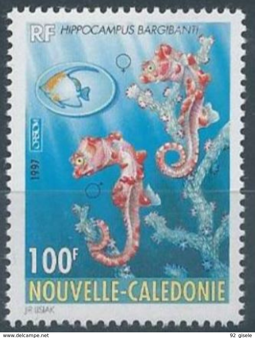 Nle-Caledonie YT 740 " Poissons " 1997 Neuf** - Nuevos