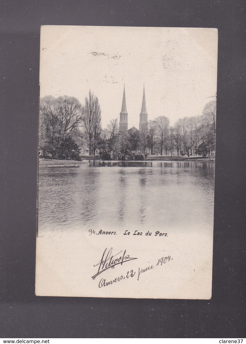BELGIQUE , ANVERS, Le Lac Du Parc - Antwerpen