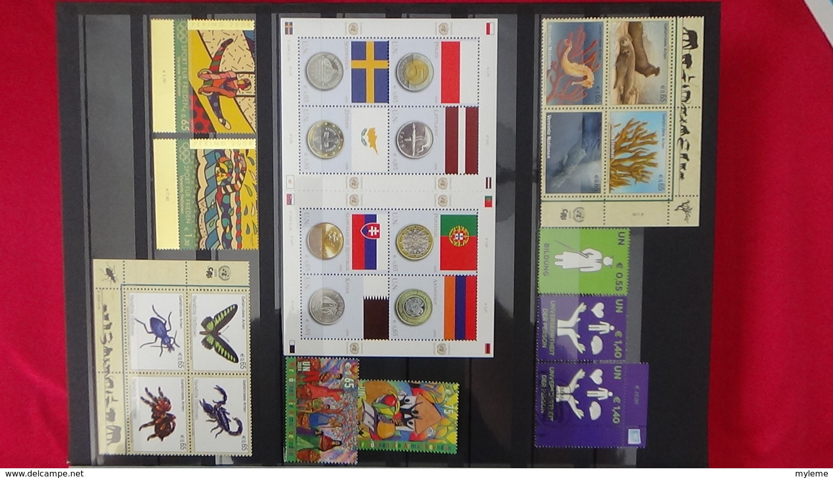 Superbe collection ** timbres et blocs des Nations Unies  Port offert dès 50 EUROS d'achats