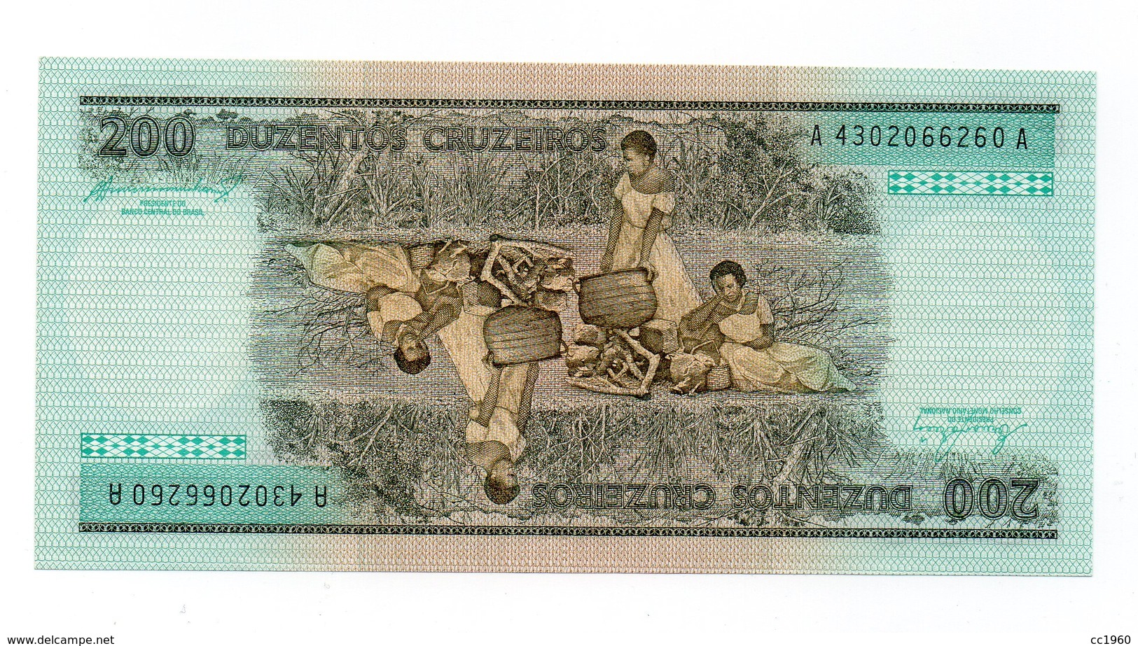 Brasile - Banconota Da 200 Cruzeiros - Nuova - (FDC12189) - Brasile