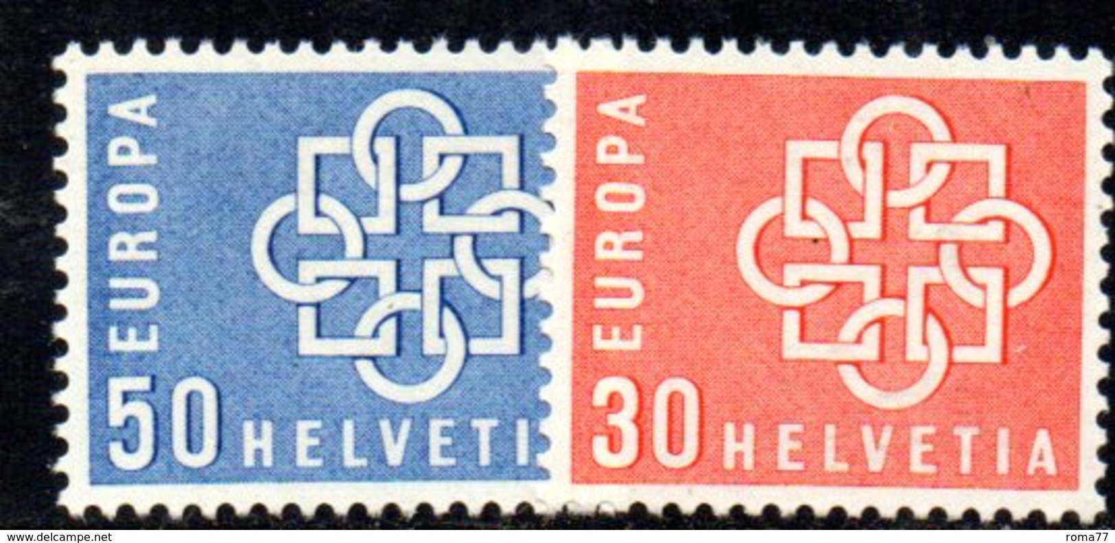 534/1500 - SVIZZERA 1959 , Europa Unificato N. 630/631  ***  MNH - Nuovi