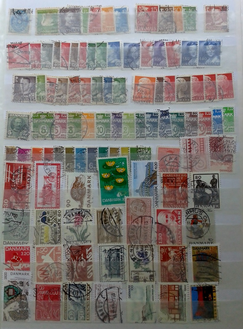 Denemarken 1875 / 1989, Denmark, Danemark, Collection Of 115 Stamps, No Doubles - Verzamelingen