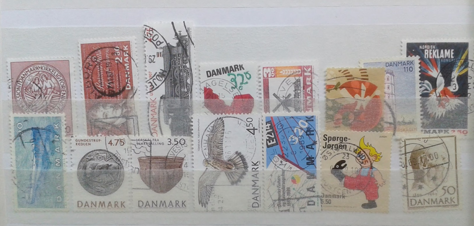 Denemarken 1875 / 1989, Denmark, Danemark, Collection Of 115 Stamps, No Doubles - Verzamelingen