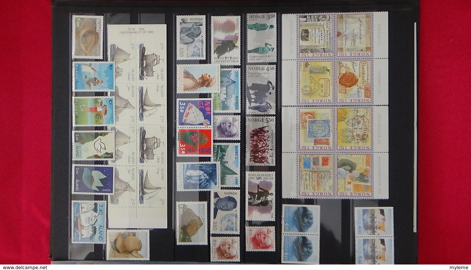 Superbe Collection ** Timbres, Carnets Et Blocs De Aland Et Norvège. Belle Faciale  Port Offert Dès 50 EUROS D'achats - Collections (en Albums)