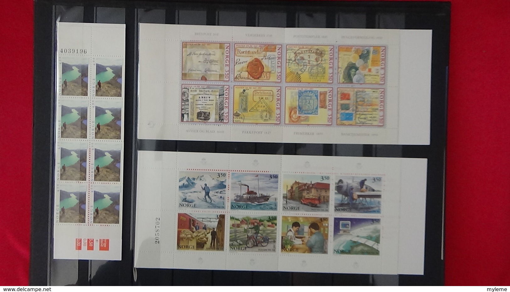 Superbe collection ** timbres, carnets et blocs de Aland et Norvège. Belle faciale  Port offert dès 50 EUROS d'achats