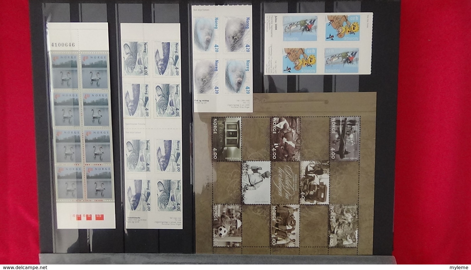 Superbe collection ** timbres, carnets et blocs de Aland et Norvège. Belle faciale  Port offert dès 50 EUROS d'achats