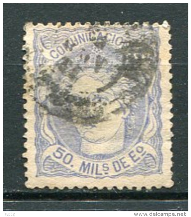 1870 - Yv. N° 107  (o)  50m  Outremer   Cote  0,5 Euro  BE   2 Scans - Used Stamps