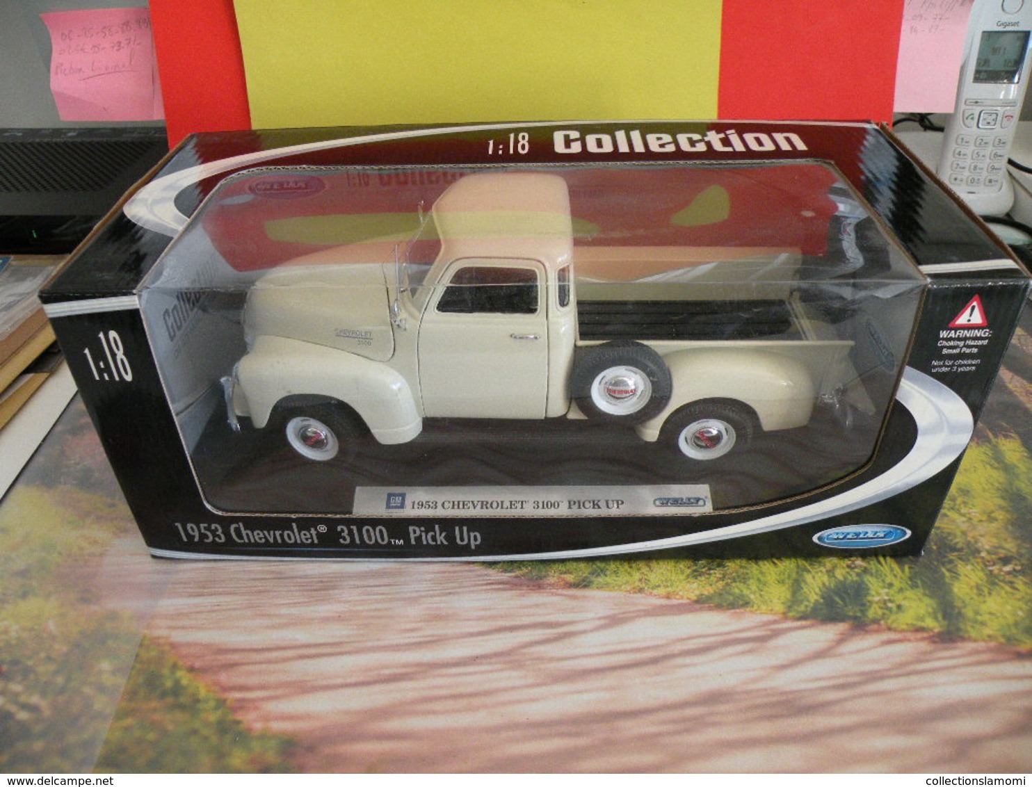 Chevrolet 3100 Pick Up 1953 - Métal Neuf - 1/18 - Welly - - Welly