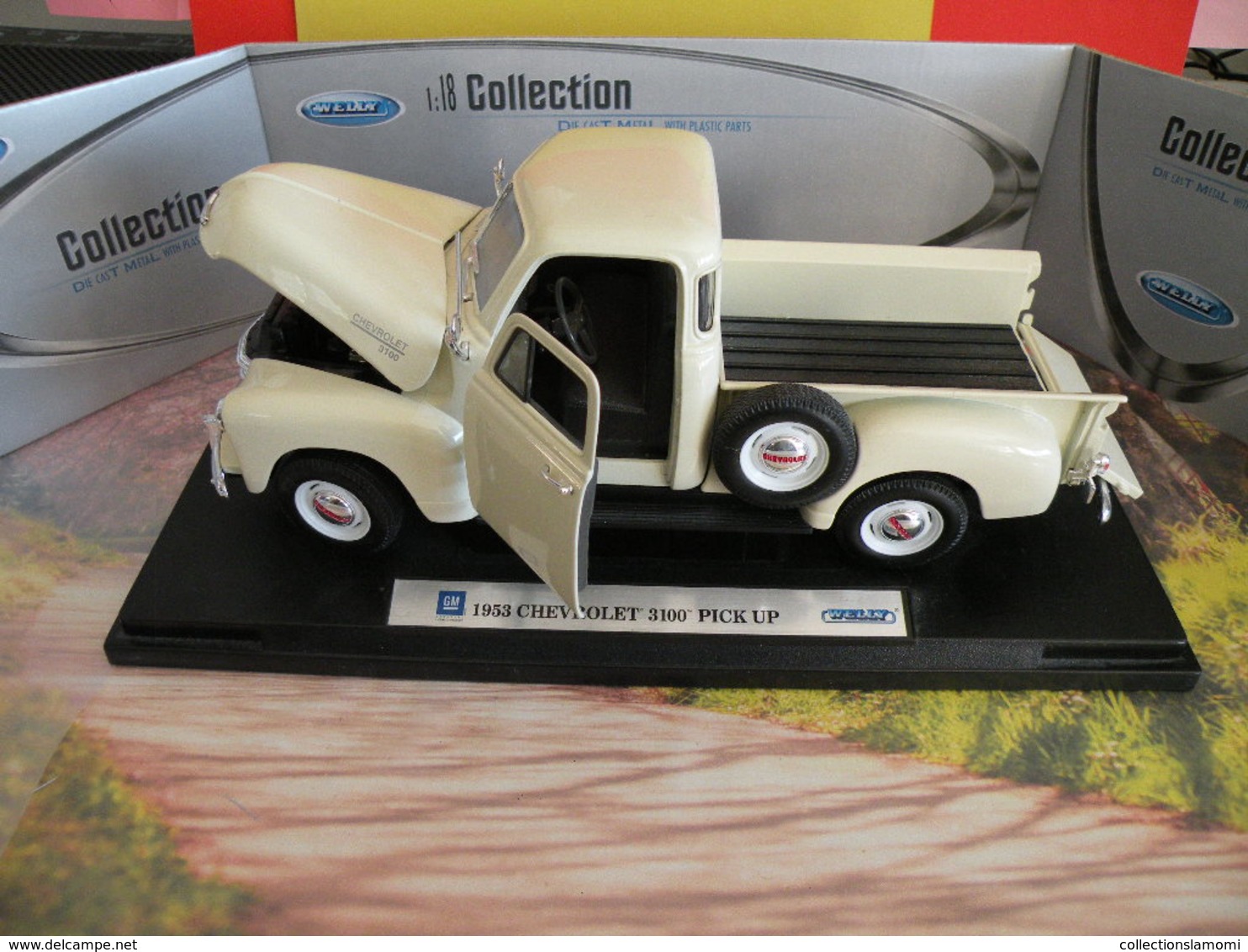 Chevrolet 3100 Pick Up 1953 - Métal Neuf - 1/18 - Welly - - Welly