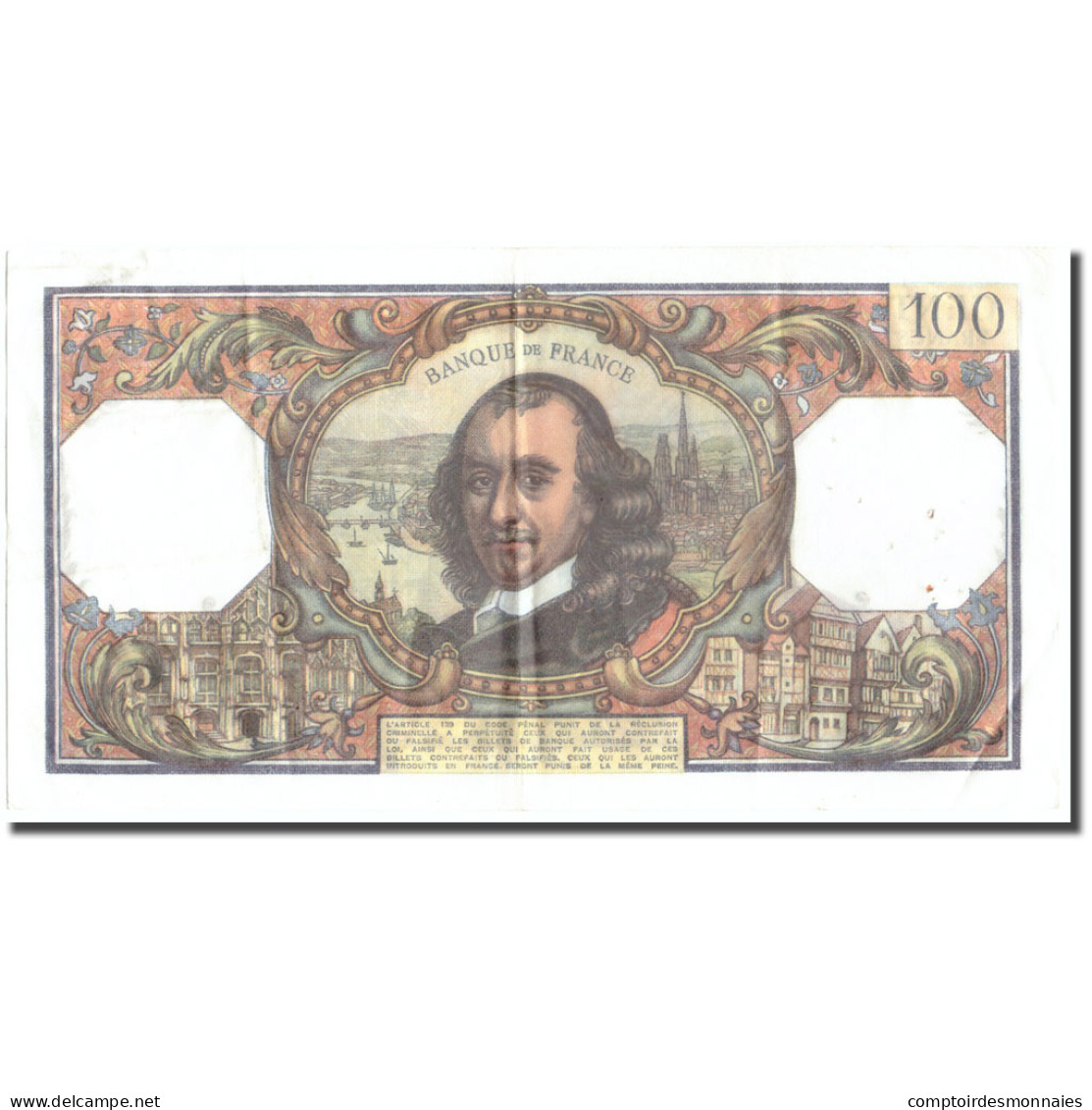 France, 100 Francs, 100 F 1964-1979 ''Corneille'', 1976, 1976-06-03, TTB - 100 F 1964-1979 ''Corneille''